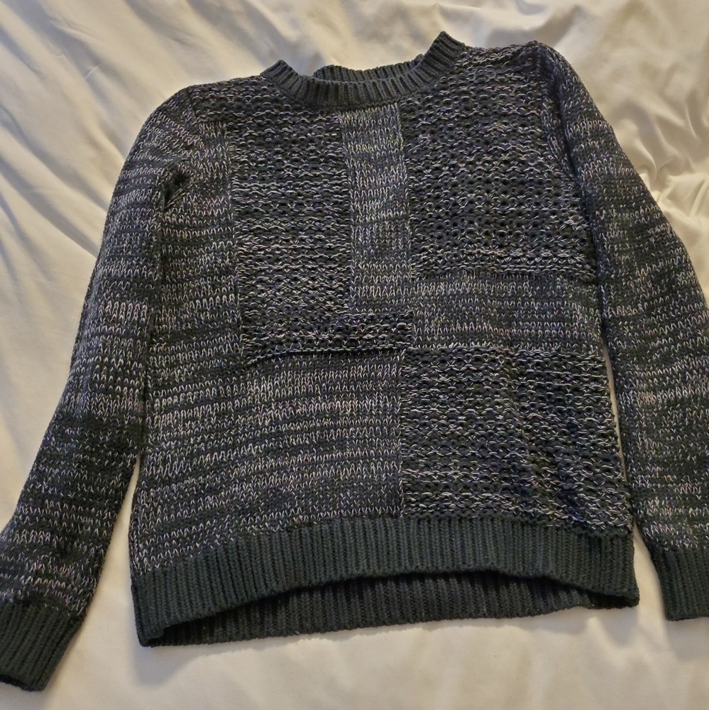 Banana Republic Womens,large, black woven sweater